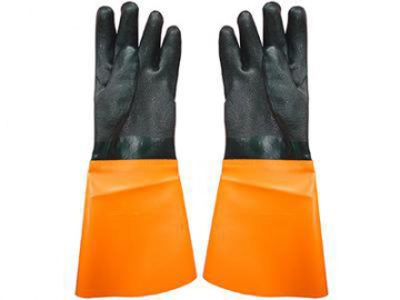 PVC-Handschuhe mit Ärmel