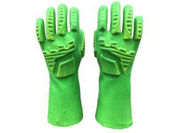 PVC-Handschuhe mit Schlagschutz
