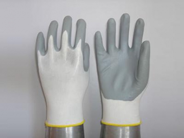 Nitril-Handschuhe, teilbeschichtet, GSN6030W/B