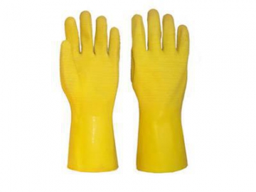Latex-Handschuhe mit Baumwollfutter, vollbeschichtet, GSL2210