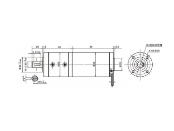 Permanenterregter DC-Getriebemotor, Planetengetriebemotor 56JXM200K/52ZY95