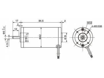 Permanenterregter Gleichstrommotor 42ZY85