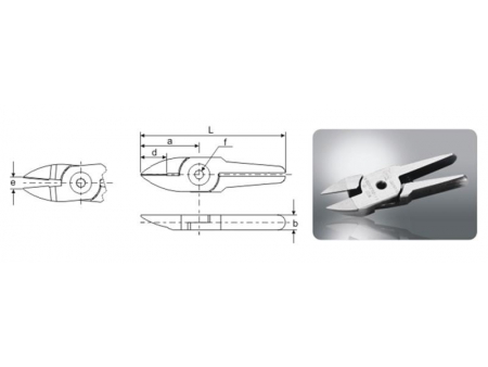 Druckluftschere / Pneumatische Schere Blade