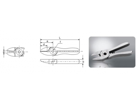 Druckluftschere / Pneumatische Schere Blade