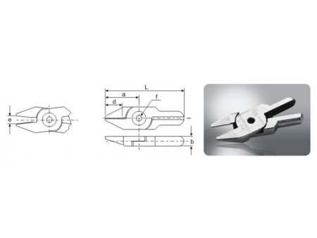 Druckluftschere / Pneumatische Schere Blade