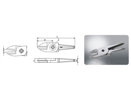 Druckluftschere / Pneumatische Schere Blade