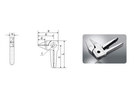 Druckluftschere / Pneumatische Schere Blade