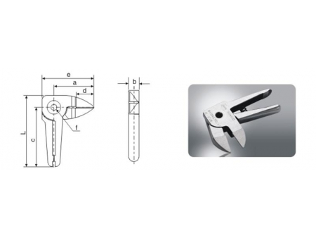 Druckluftschere / Pneumatische Schere Blade