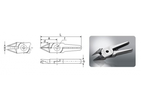 Druckluftschere / Pneumatische Schere Blade