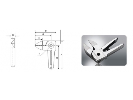 Druckluftschere / Pneumatische Schere Blade