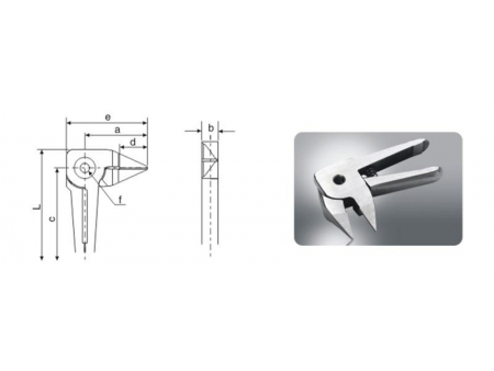 Druckluftschere / Pneumatische Schere Blade