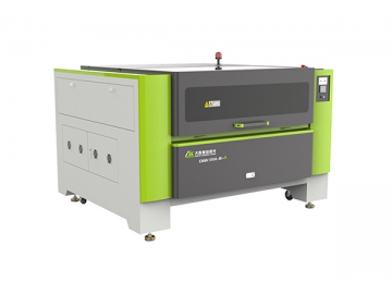 CO2-Laser Schneidemaschine mit Ein-Scheidkopf 1000×800mm, Laser-Laserschneidsystem CMA1008-B-A