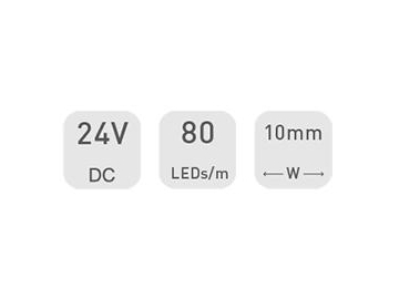 24V 10mm Gewerblich nutzbare LED-Streifen, D980