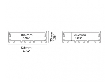 LS12335  Lineares LED Alu Profil