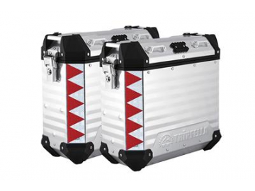 Honda Motorcycle Alu Boxes with Racking Honda Motorrad Alukoffer mit Kofferträger