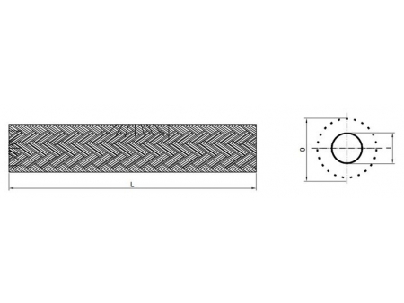 Gewebeschutzschlauch aus Nylon-Multifilament