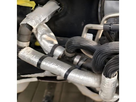 Glasfaserschlauch (mit Alu-Isolierung)