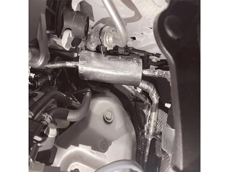 Glasfaserschlauch mit Alu-PET-Isolierung