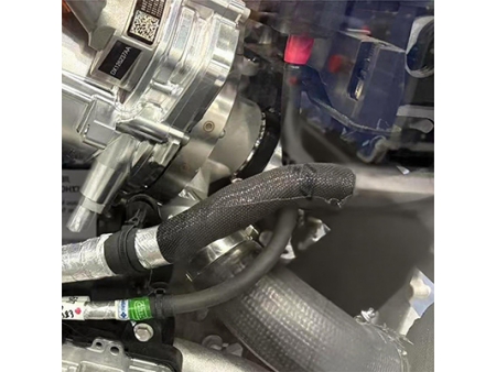 Selbstschließender Gewebeschrumpfschlauch (schwarz)