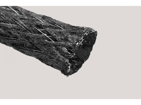 Schallabsorbierender/ Geräuschdämmender Geflechtschlauch