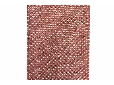 Schrumpfschlauch aus verzinntem Kupfergewebe (orangefarben)