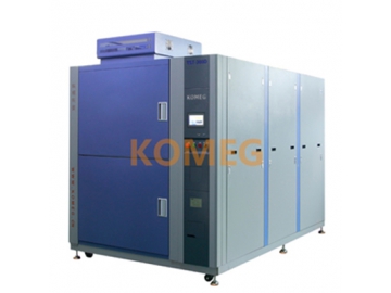 Temperatur-Schocktestkammer mit drei Temperaturzonen KTS-100D, Klimakammer für Temperaturschock-Prüfungen