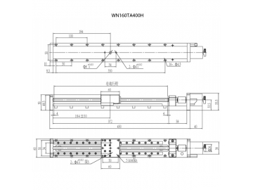 Motorisierte Hochpräzisions-Lineartische WN160TA(50-400)H