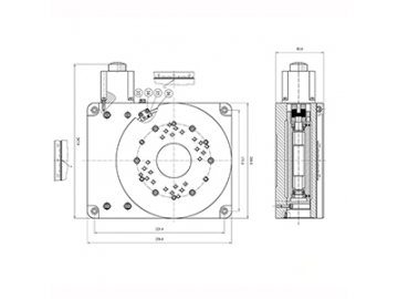 Motorisierte Hochpräzisions-Rotationstische WN03RA200M