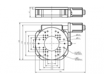 Motorisierte Rotationstische mit Schrittmotor WN03RA200S