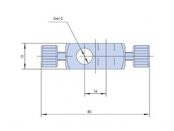 φ12mm Optische Stangenklemme