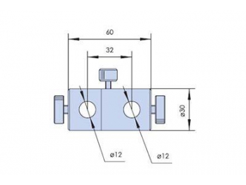 φ12mm Optische Stangenklemme