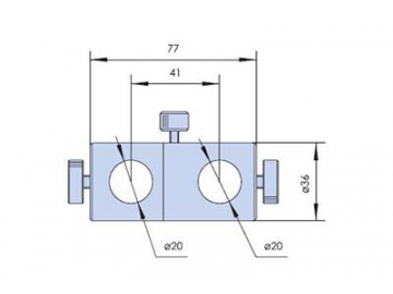 φ20mm Optische Stangenklemme