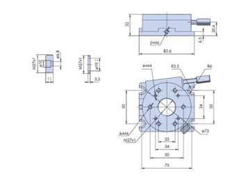 Manueller Präsitions-Rotationstisch WN01RM73