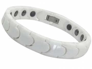 SC974 - Keramik Magnetarmband, Magnetschmuck aus Keramik Magnetisches Gesundheitsarmband, Therapeutische Energieheilung Armband