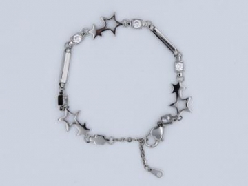 S1422 - Edelstahl Magnetarmband mit Magnetstangen, Magnetschmuck Magnetisches Gesundheitsarmband, Magnettherapie Armband