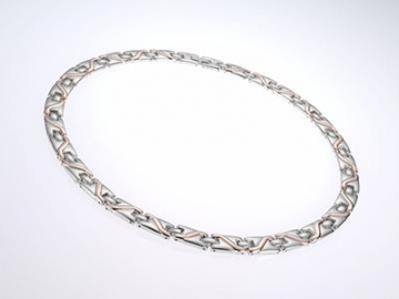 SN300 - Magnet Halskette, Magnetschmuck Magnetfeldtherapie-Kette, Schmuck mit Magnetfeldtherapie