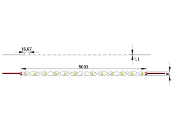 SMD2835 LED Streifen (7.2W)