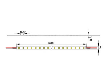 SMD2835 LED Streifen (12W)