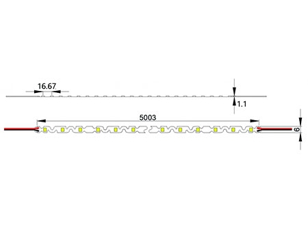 SMD2835 LED Streifen (7.2W)