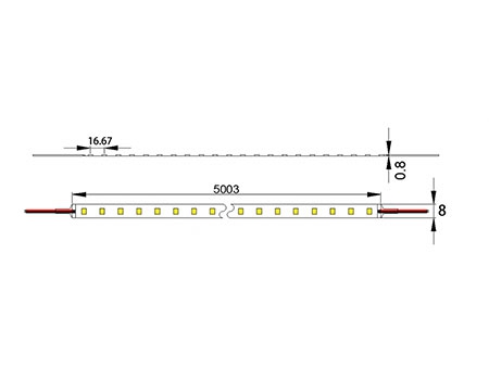 SMD2835 LED Streifen (12W)