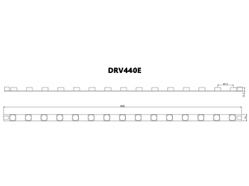 DRV-440E / DRV-443E LED Leisten/Streifen, seitlich abstrahlend