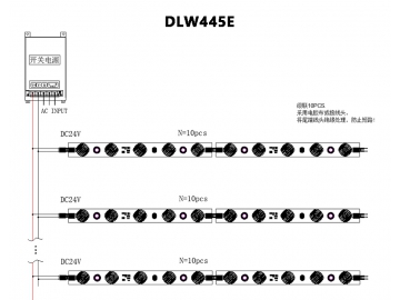 DLW445E / DLW446E LED Leiste/Streifen, seitlich abstrahlend