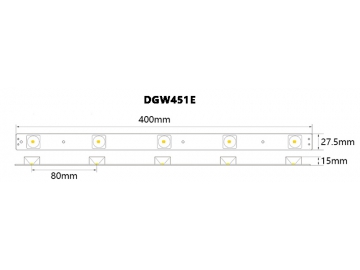 DGW450E / DGW451E / DGW452E seitlich abstrahlende LED Leiste