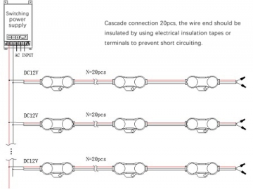 LED Modul, MBX302B(1W)