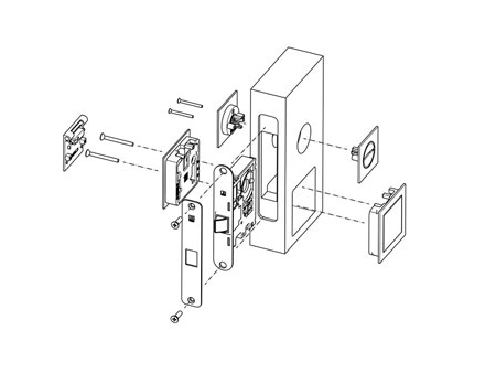 MG4812 Einsteckschlösser mit Knauf