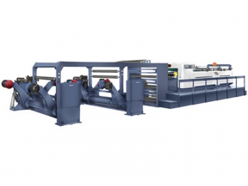 Papierschneidemaschine, Querschneider, Formatschneider, Rollenschneider, 300m/min, LY-H