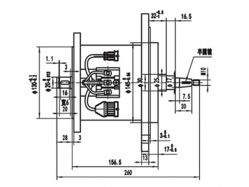 1200W (3450 RPM) Antriebsmotor, bürstenloser Motor, PMDC Motor TF120BH                     Elektrische Antriebe für Flurförderzeuge zur Steuerung von vertikaler Bewegung