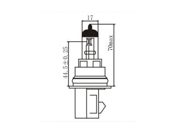 Halogen-Scheinwerferlampe HB1 (9004), Halogen Glühlampen, Glühbirne Halogen Halogen-Autolicht, Fahrzeugscheinwerferlampen, Autolampen, Halogen Lampen