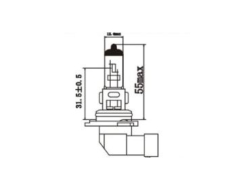 Halogen-Scheinwerferlampe H10, Halogen Glühlampen, Glühbirne Halogen Halogen-Autolicht, Fahrzeugscheinwerferlampen, Autolampen, Halogen Lampen