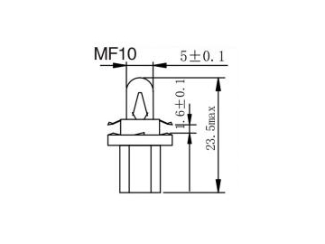 Glühlampe MF10,11,12,14 Birne für Armatur-Kontrollleuchte Autolampe, Armaturlampe, Autozubehör, Fahrzeugbeleuchtung